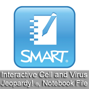 Interactive Cell and Virus Jeopardy Notebook File